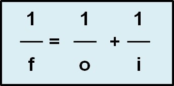 thin lens equation formula